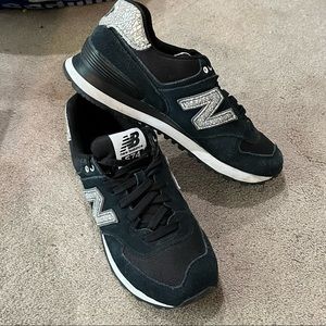 New Balance WL574CIE Women’s 574 in Color Shattered Pearl & Black Size 8.5